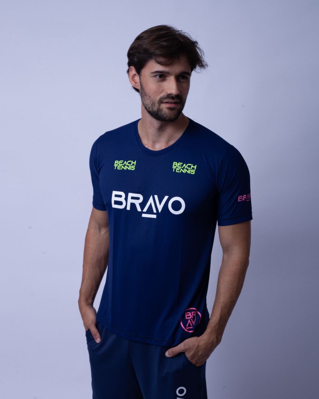 Camiseta Bravo Dry Cool Masculina Preta